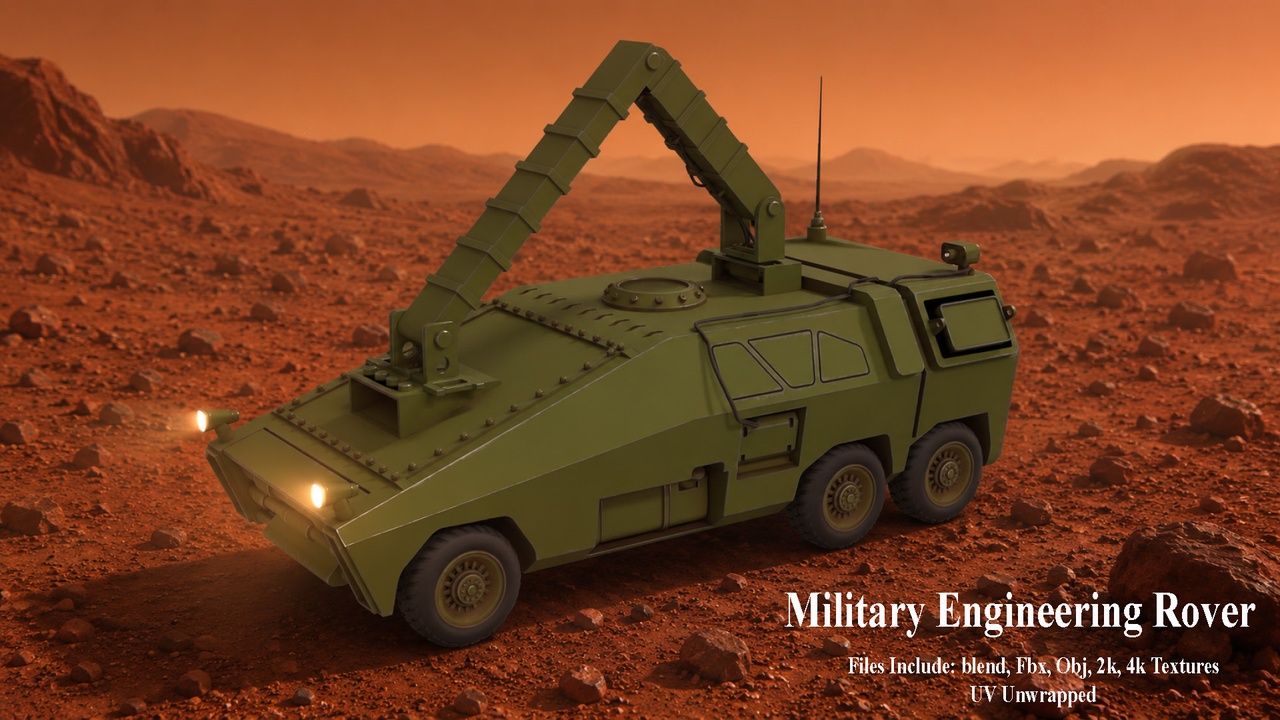 Media 1 for listing Military Engineering Rover