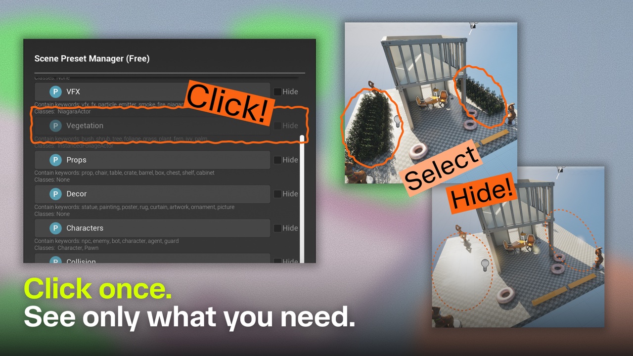 Media 1 for listing Scene Preset Manager - Free