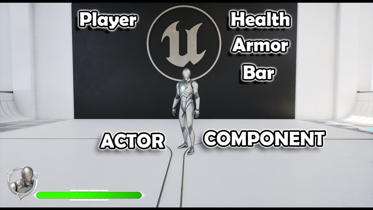 Media 1 for listing Player Health bar Actor Component