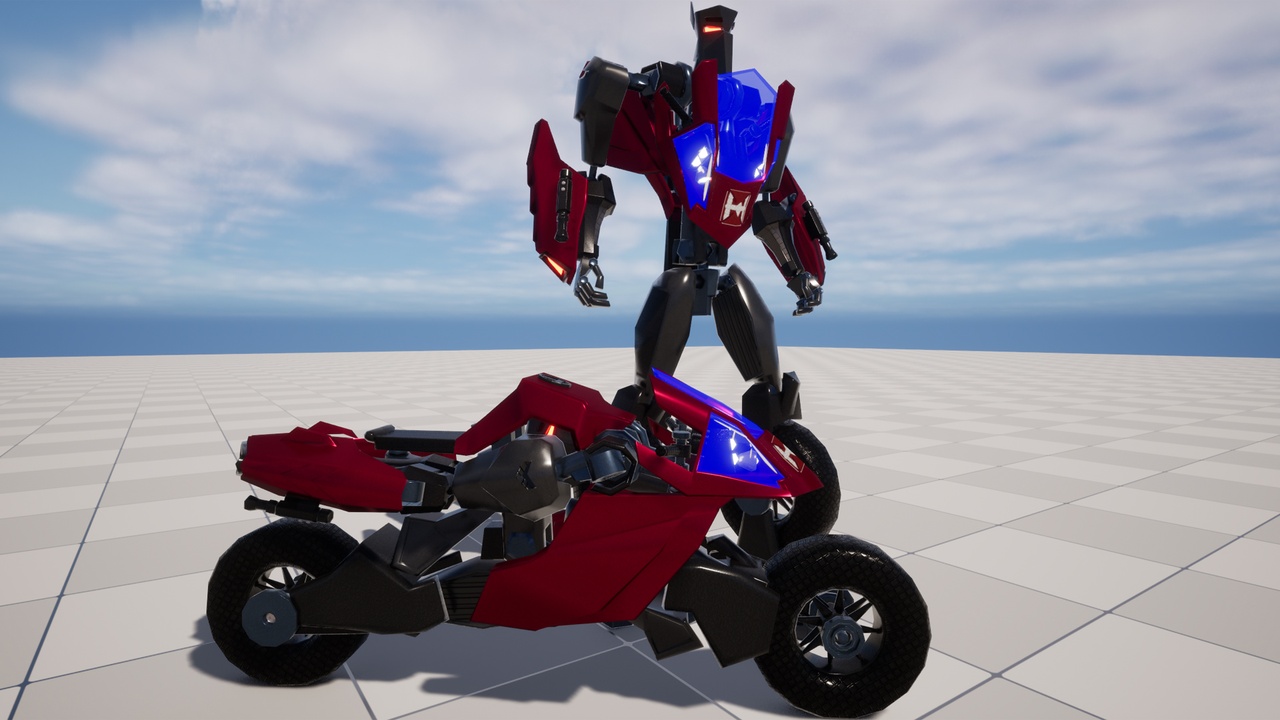 Media 1 for listing Panther Bike - Robot to Motorcycle Converter