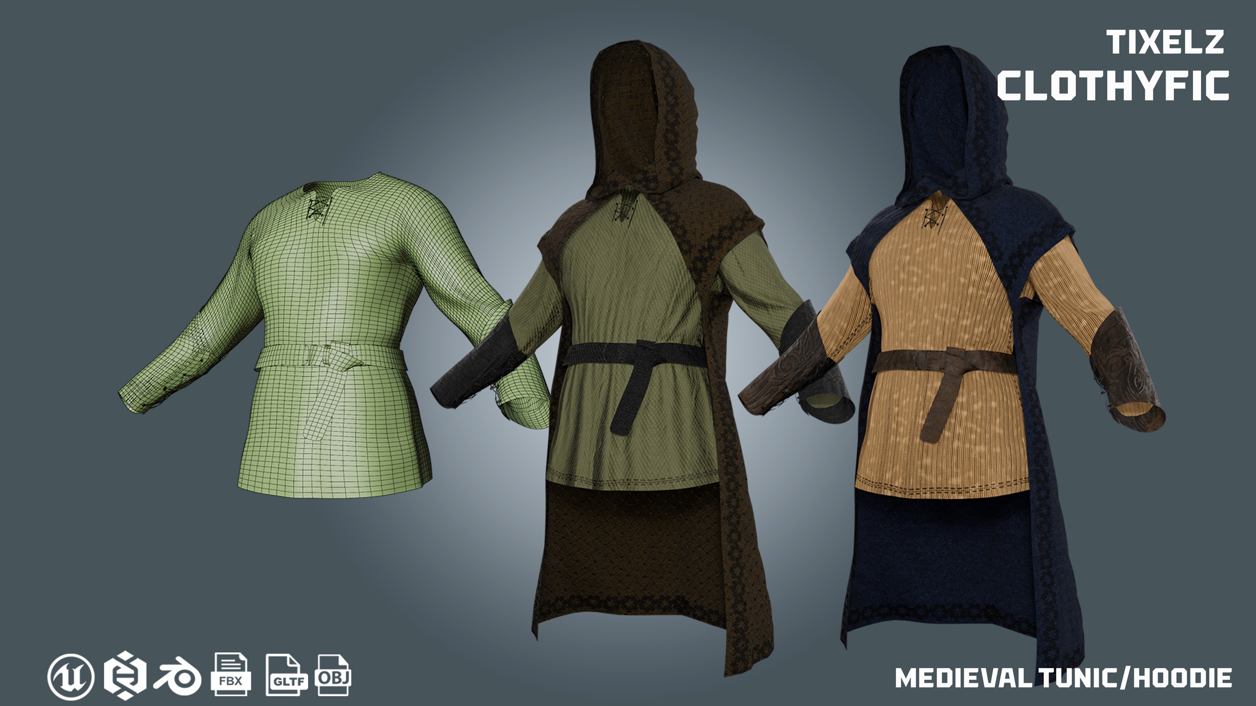 hoodie and tunic - clothyfic medieval 30 ilanı için 1. medya