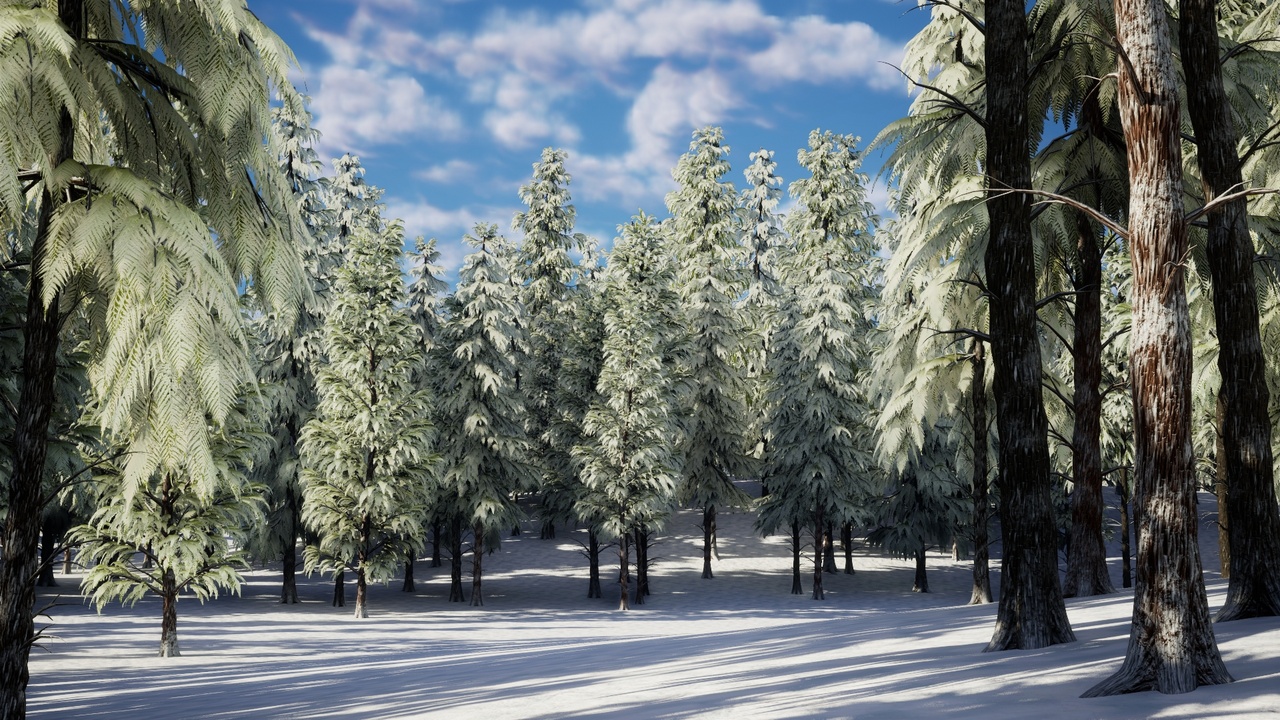 Medium 1 für Eintrag Realistic Snow Trees Vol.9