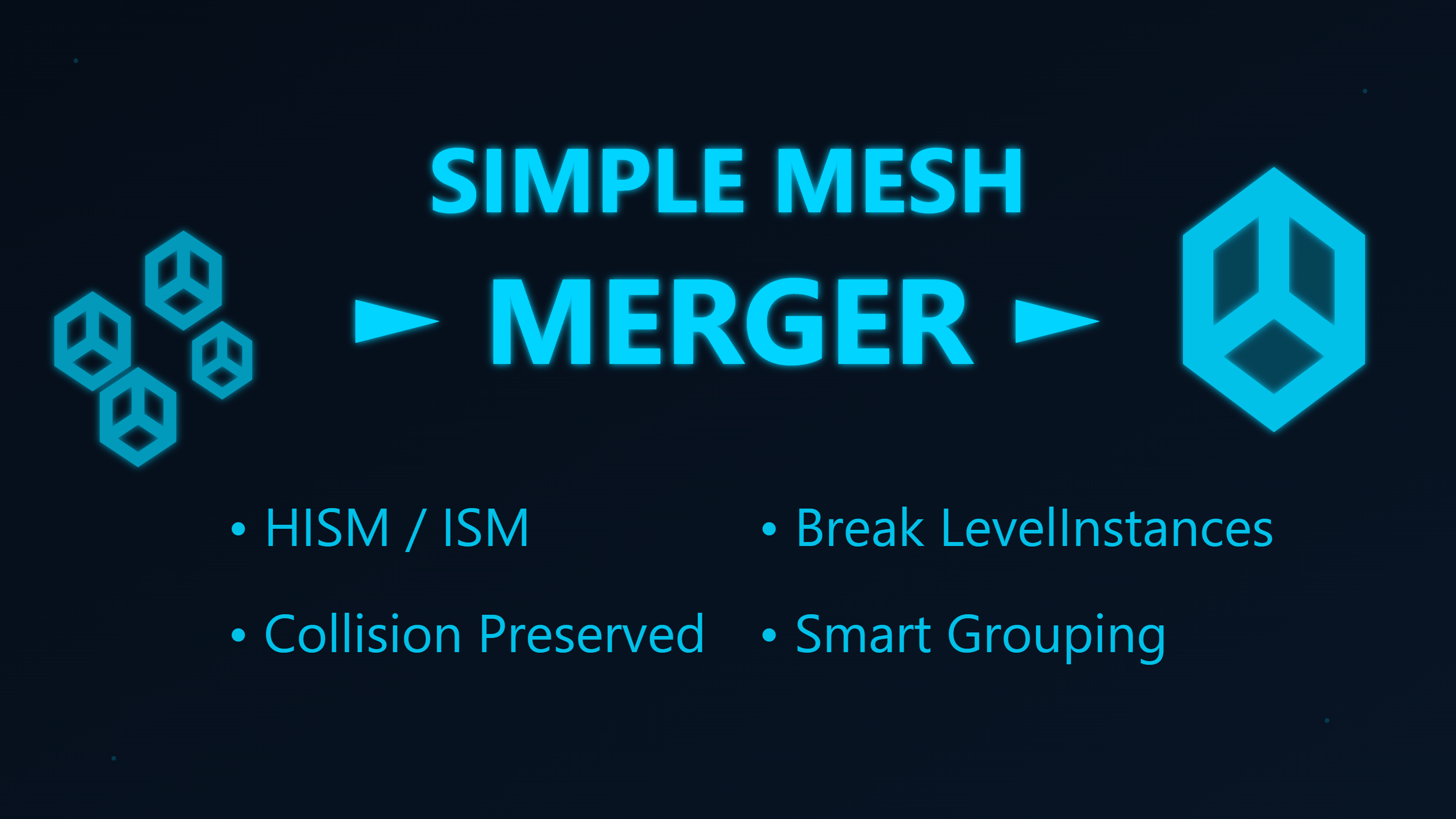 SimpleStaticMeshMerger | Fab