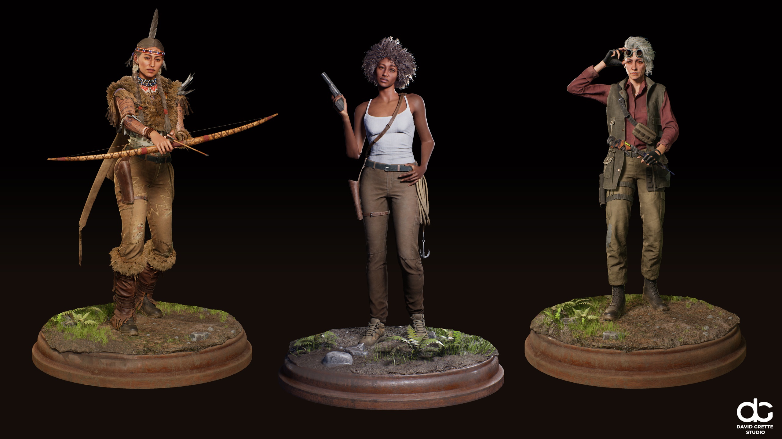 Media 1 for listing Adventure Characters Pack 2 - Survival, Survivor, RPG, Shooter, Action Character