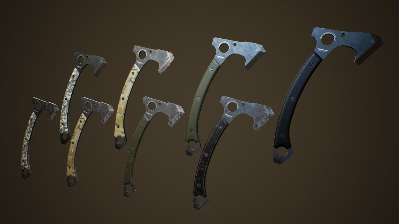 Media 1 for listing Survival Axes Pack