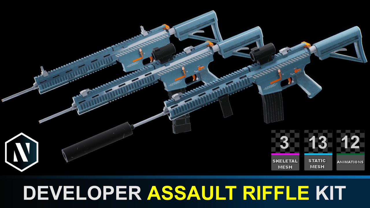 Media 1 for listing Developer Assault Rifle Kit - Starter Pack
