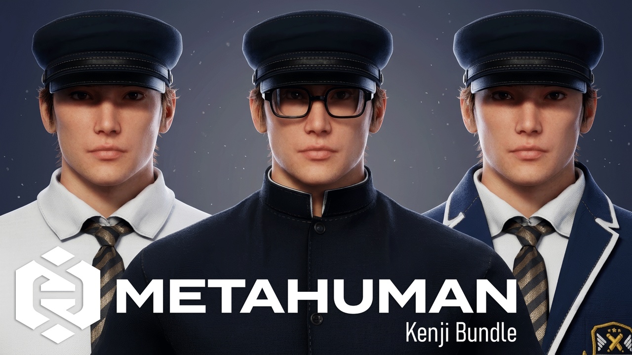 Media 1 for listing MHC: Kenji Bundle | MetaHuman