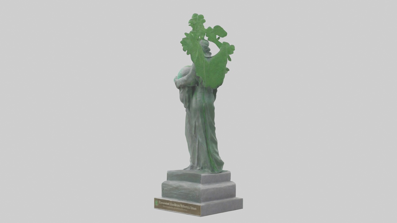 Media 1 for listing Environmental Awareness Memorial Statue model