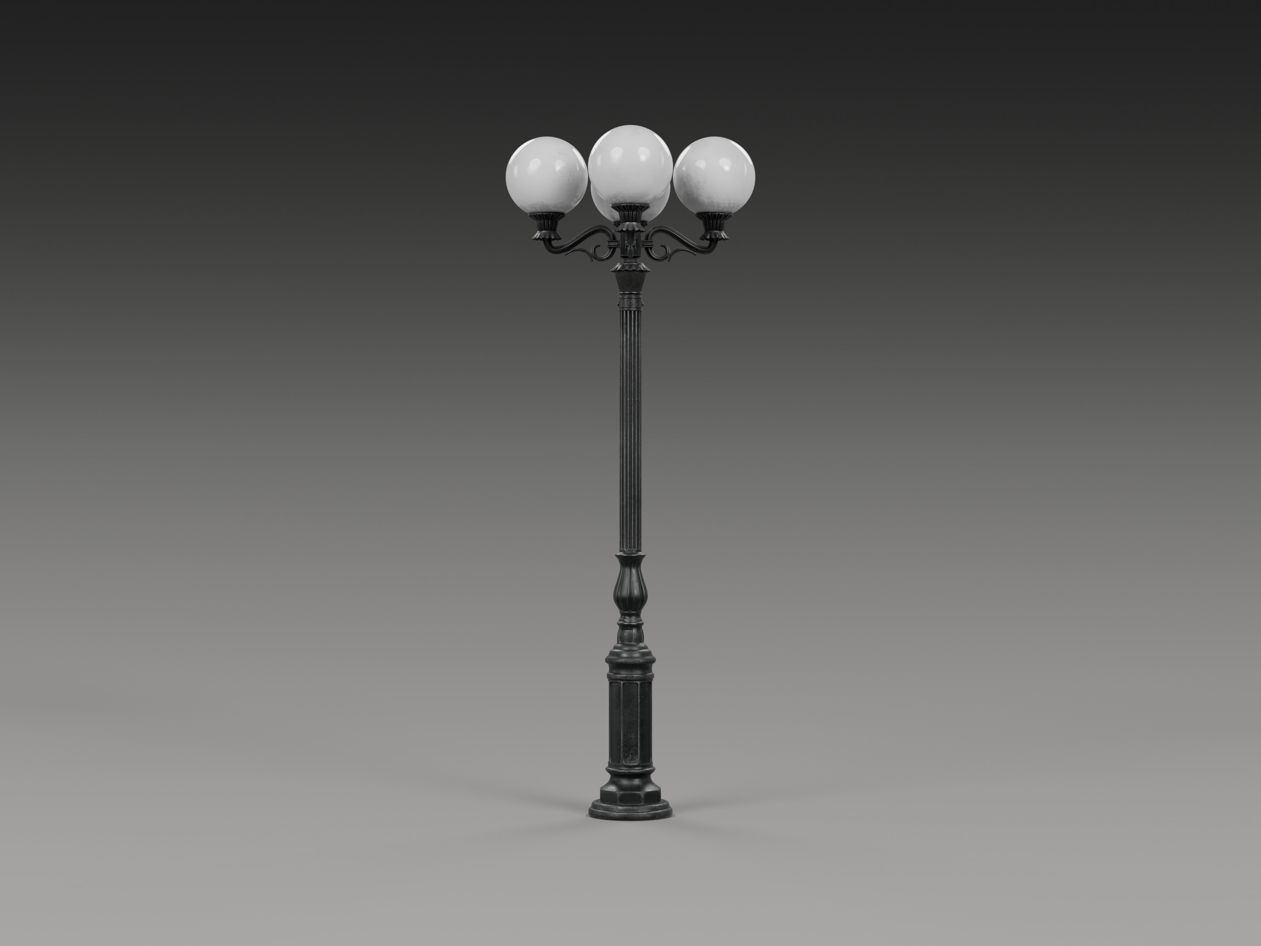 Media 1 for listing Cast Iron Quad Globe