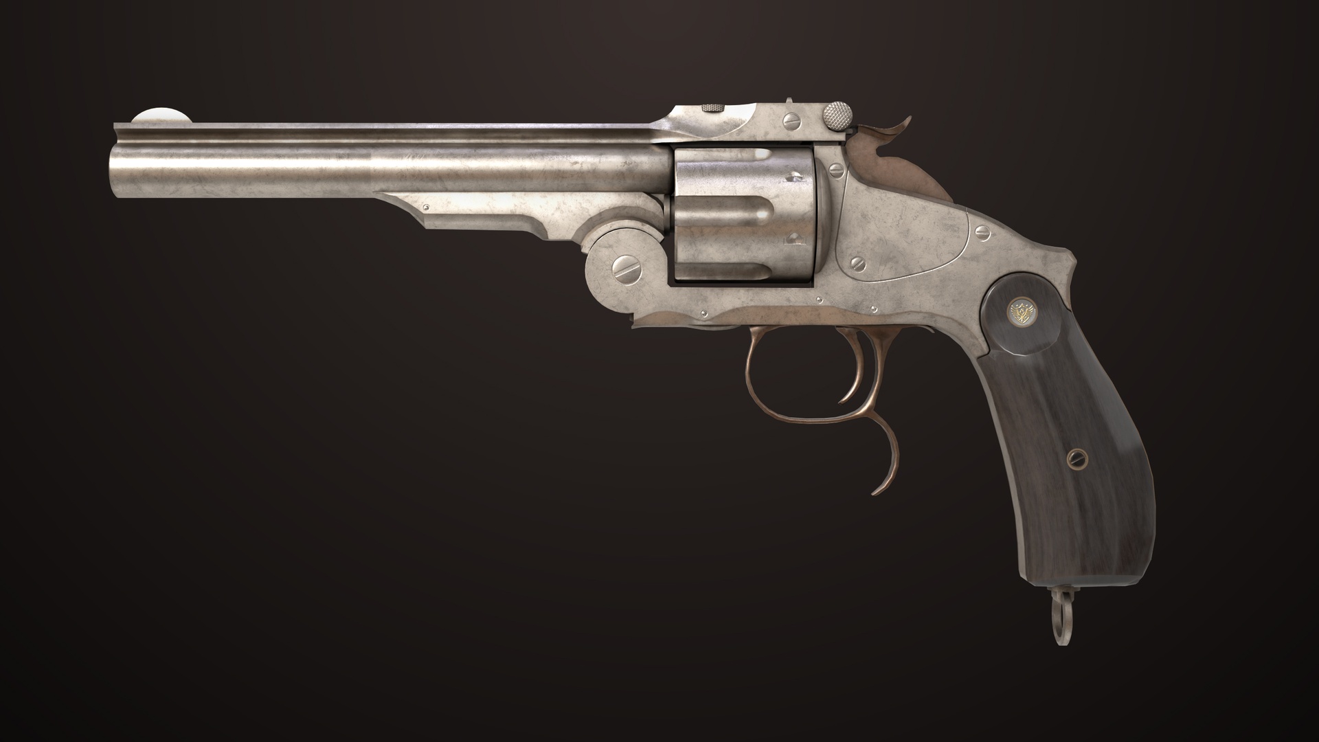 Revolver 02 Silver Smith Wesson M3 All PBR Unity UE Textures 제품 등록을 위한 미디어 1개