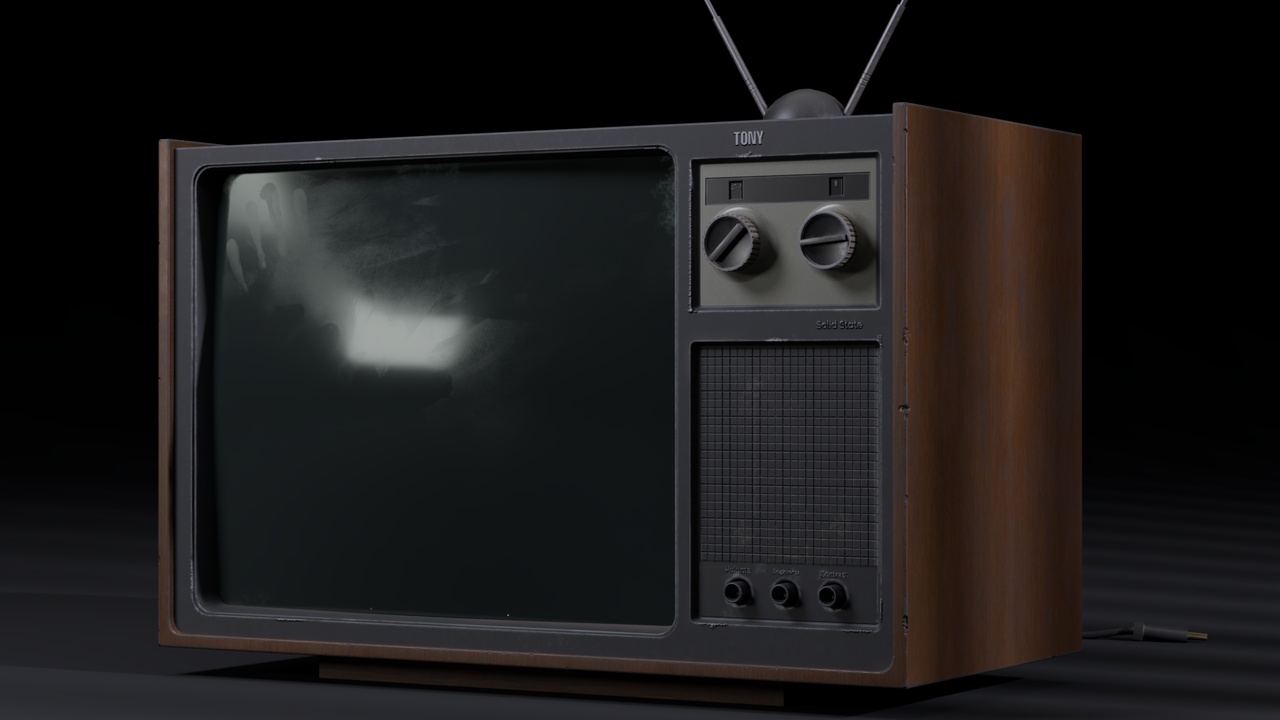 Media 1 for listing Retro TV - Game Ready Asset