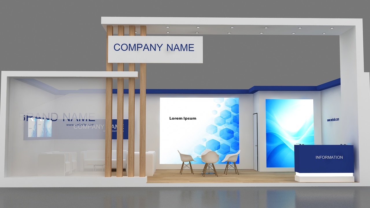 Media 1 for listing 3D Exhibition Booth Model