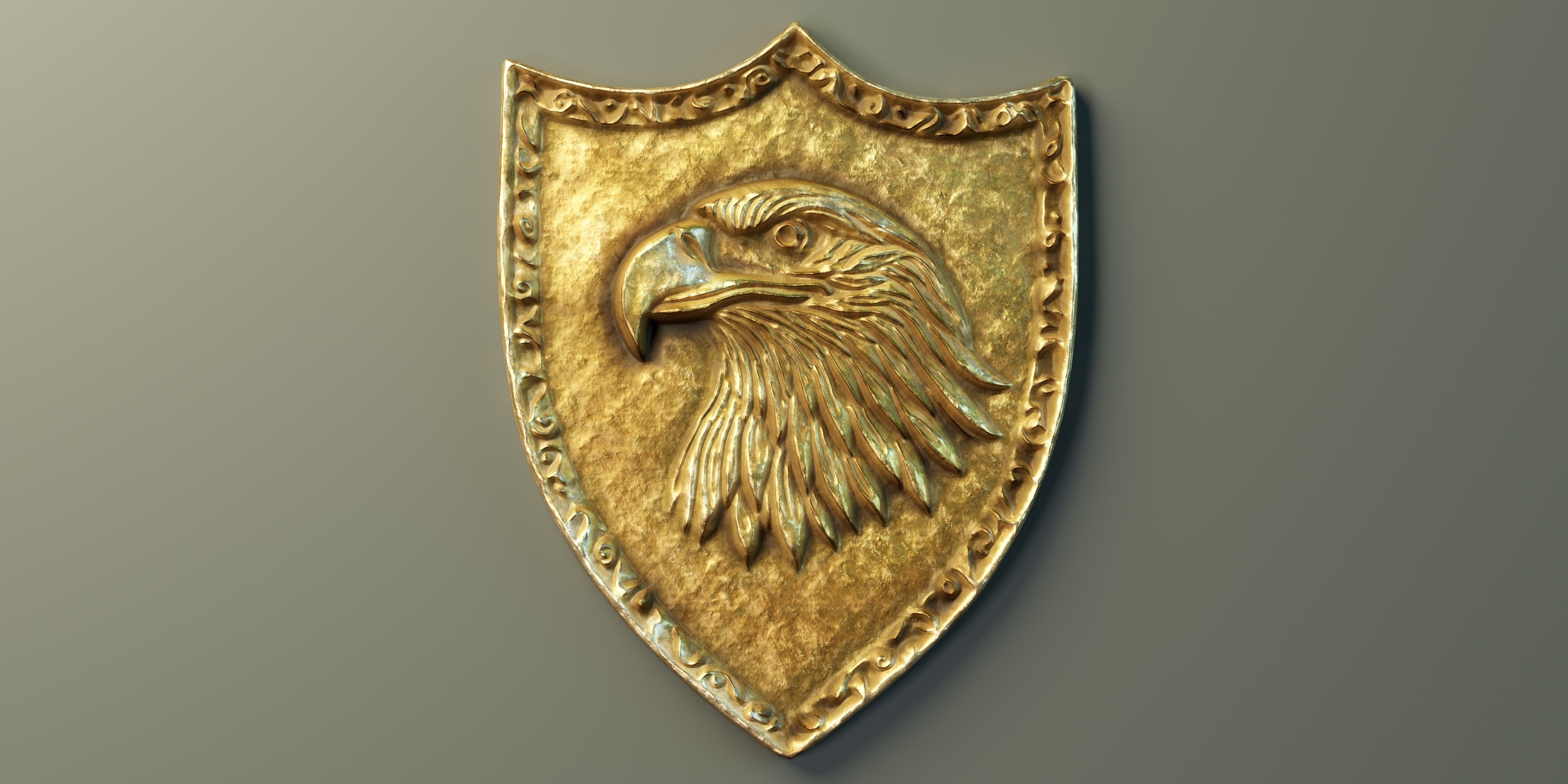 Eagle Heraldic Emblem PBR 제품 등록을 위한 미디어 1개
