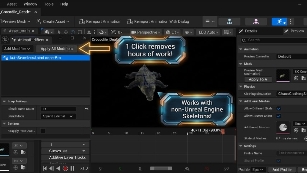 Media 1 for listing Auto Seamless Anim Looper Pro