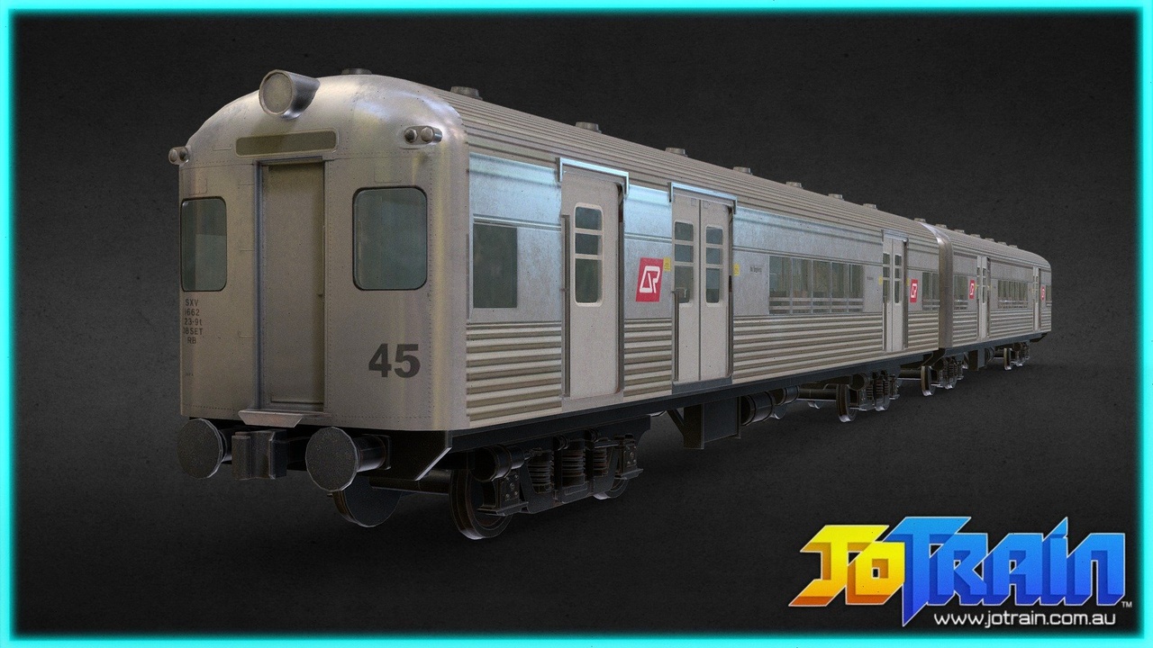 Media 1 for listing Subway Metro Train Underground Carriages Queensland Railways SX Stainless Steel