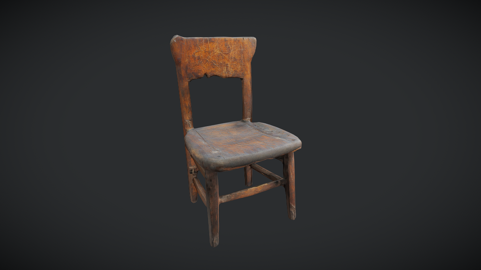 Decayed Wooden Chair 5 | Fab