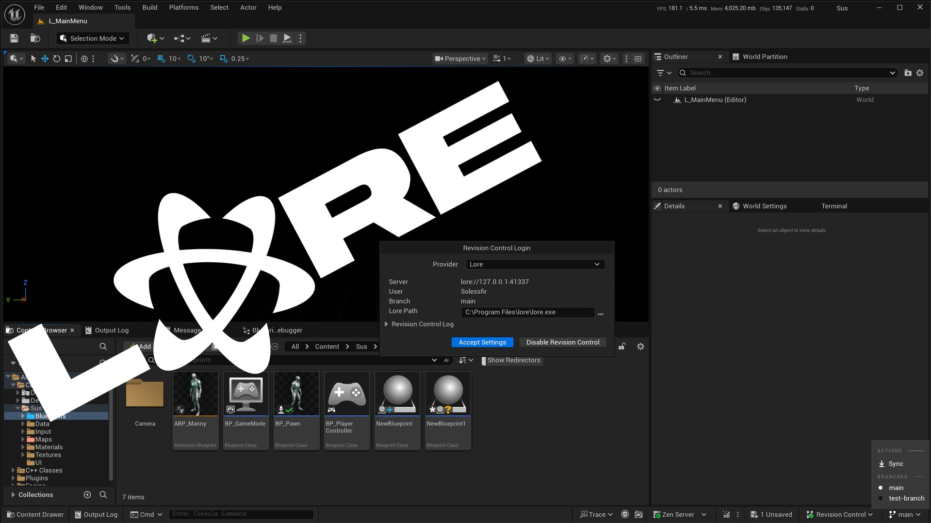 Media 1 for listing Lore Source Control