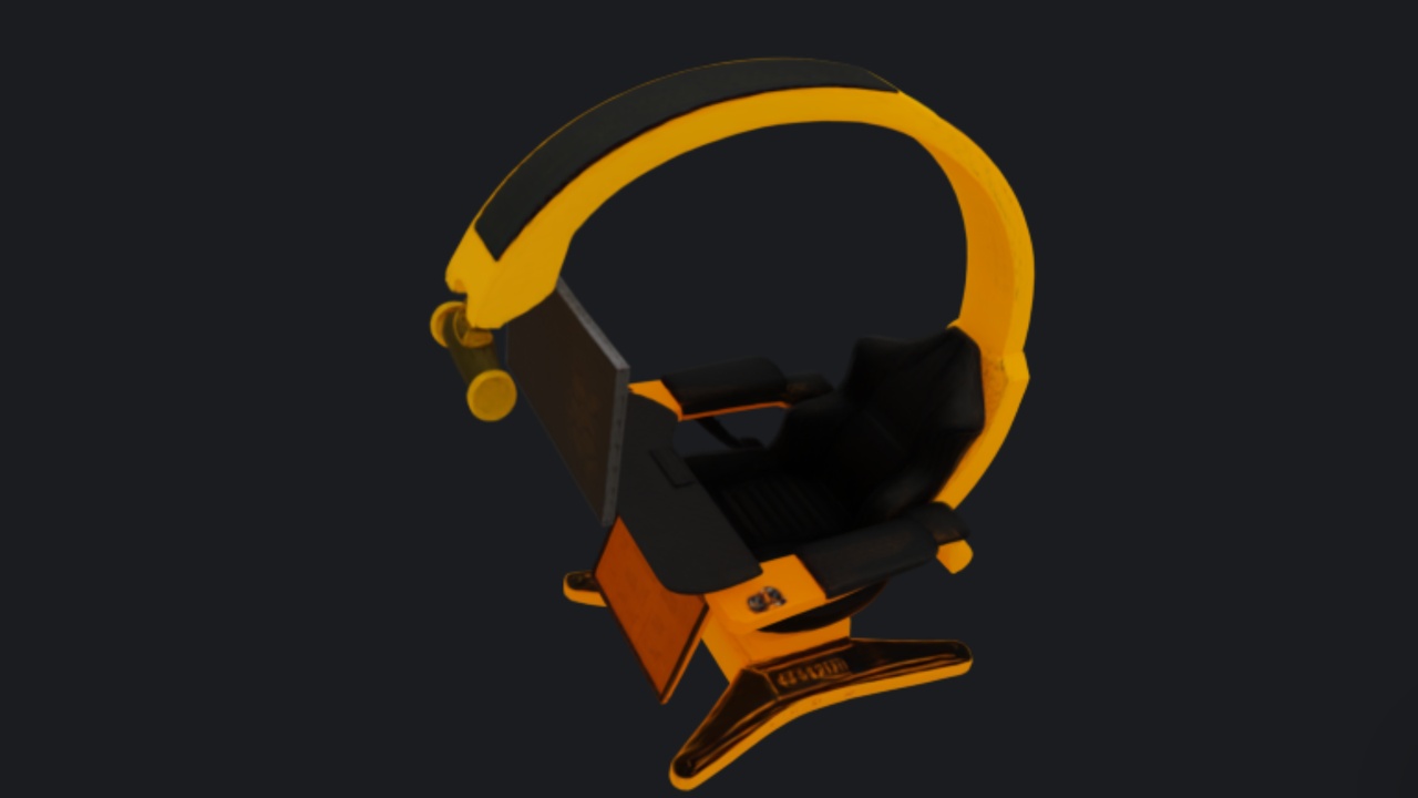 Media 1 for listing Gaming Workstation Chair 3D Model