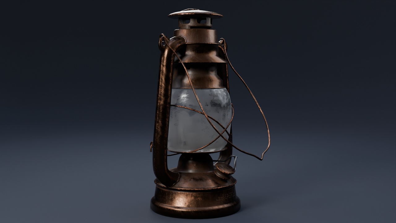 Media 1 for listing Old Kerosene Lamp