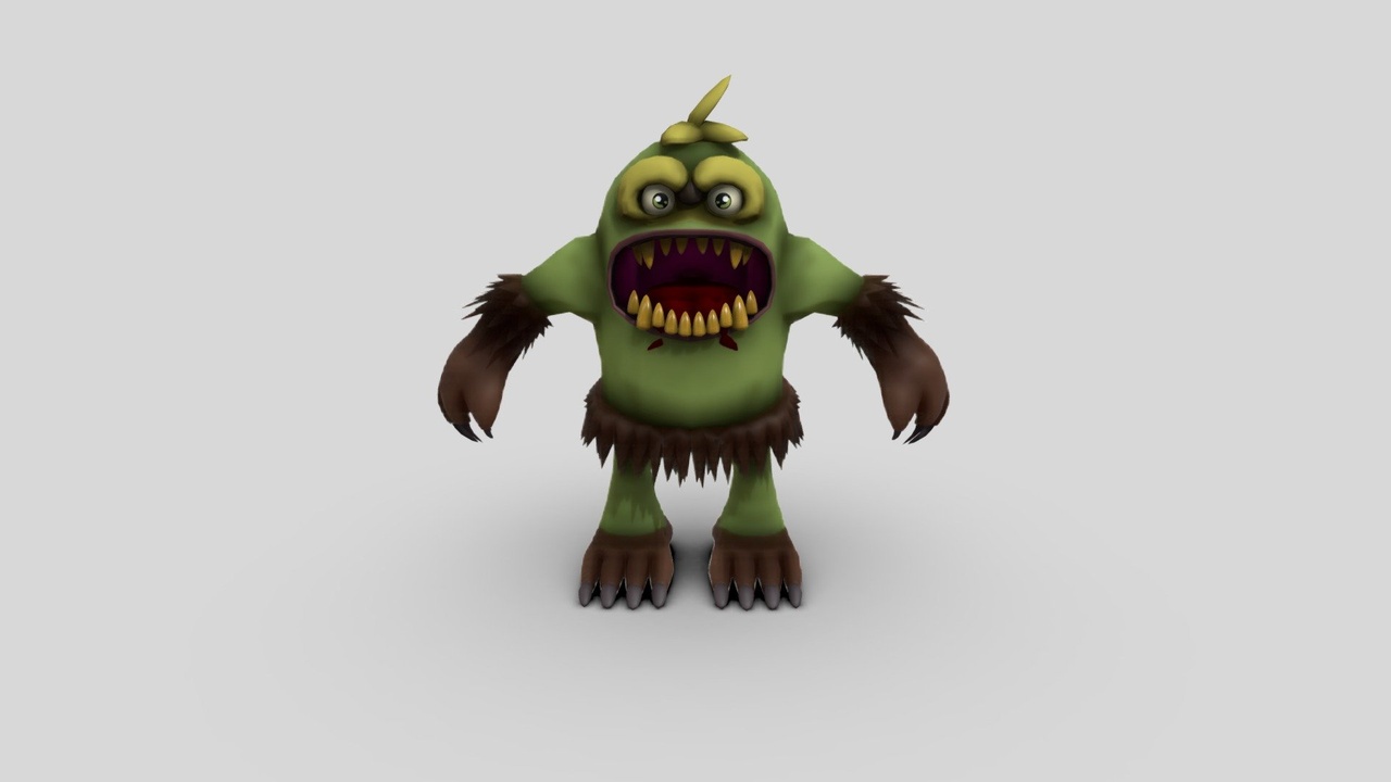 Media 1 for listing Creature 3d model , tree monster , trunk man