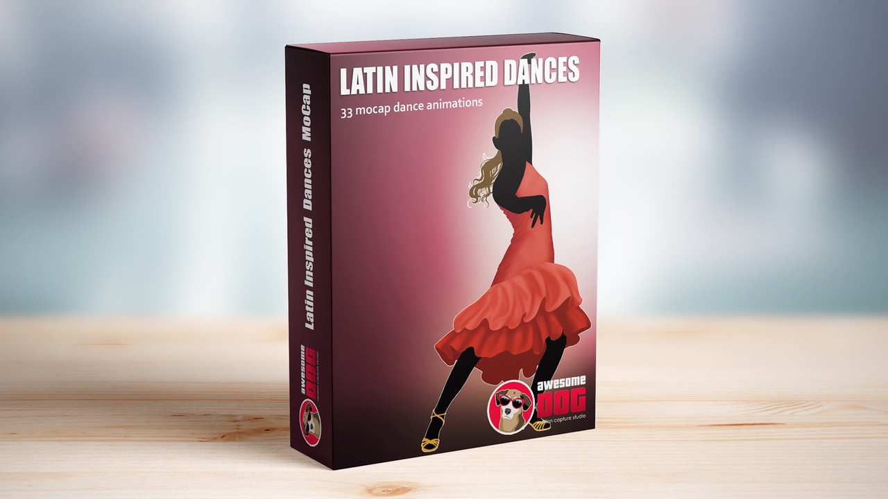 Media 1 for listing Latin Inspired MoCap Dances Set