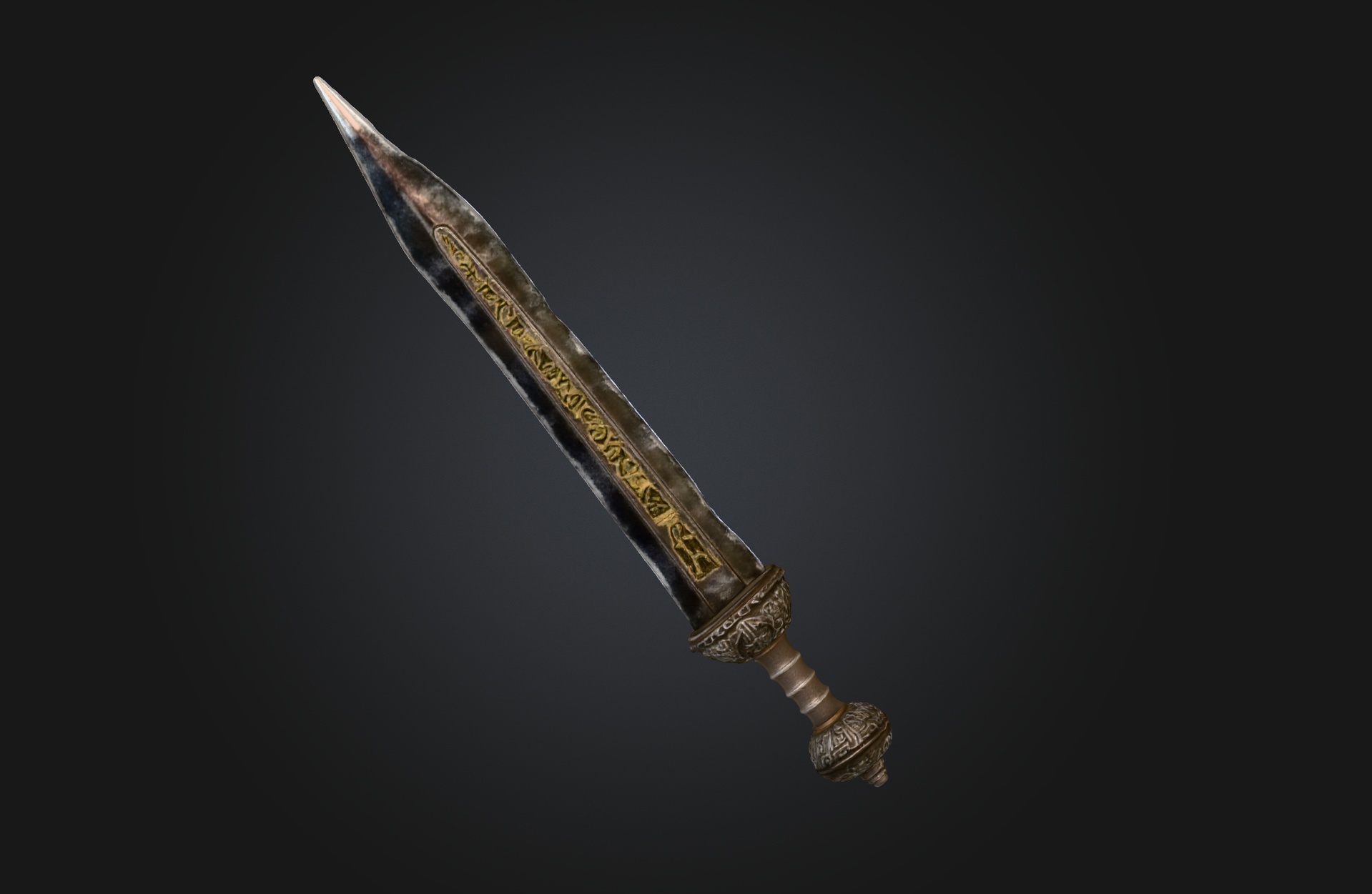 Media 1 for listing Blade of the Sun Glyphs – Ancient Egyptian Rune Sword