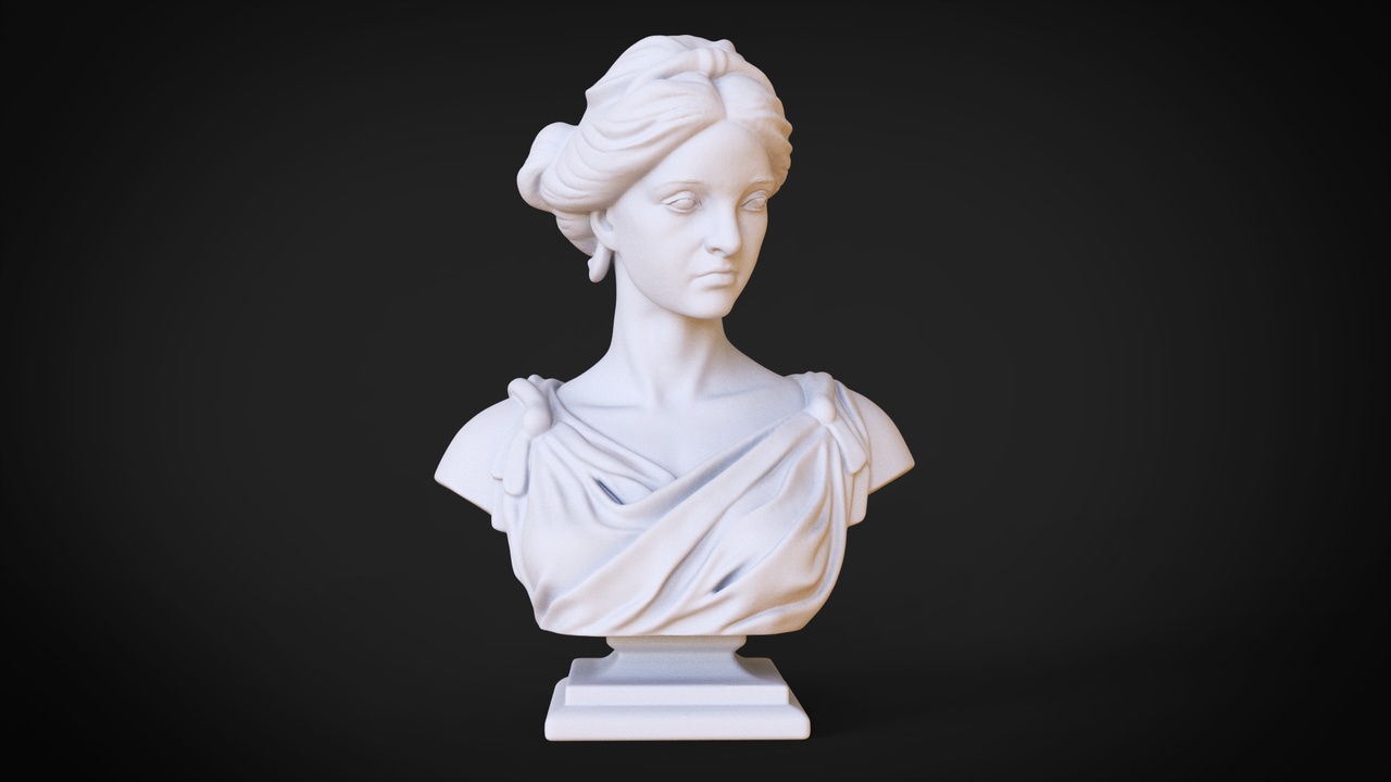 Media 1 for listing Greek Female Bust