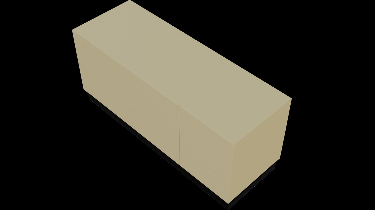 Media 1 for listing Minimalist Tan Rectangular Wardrobe