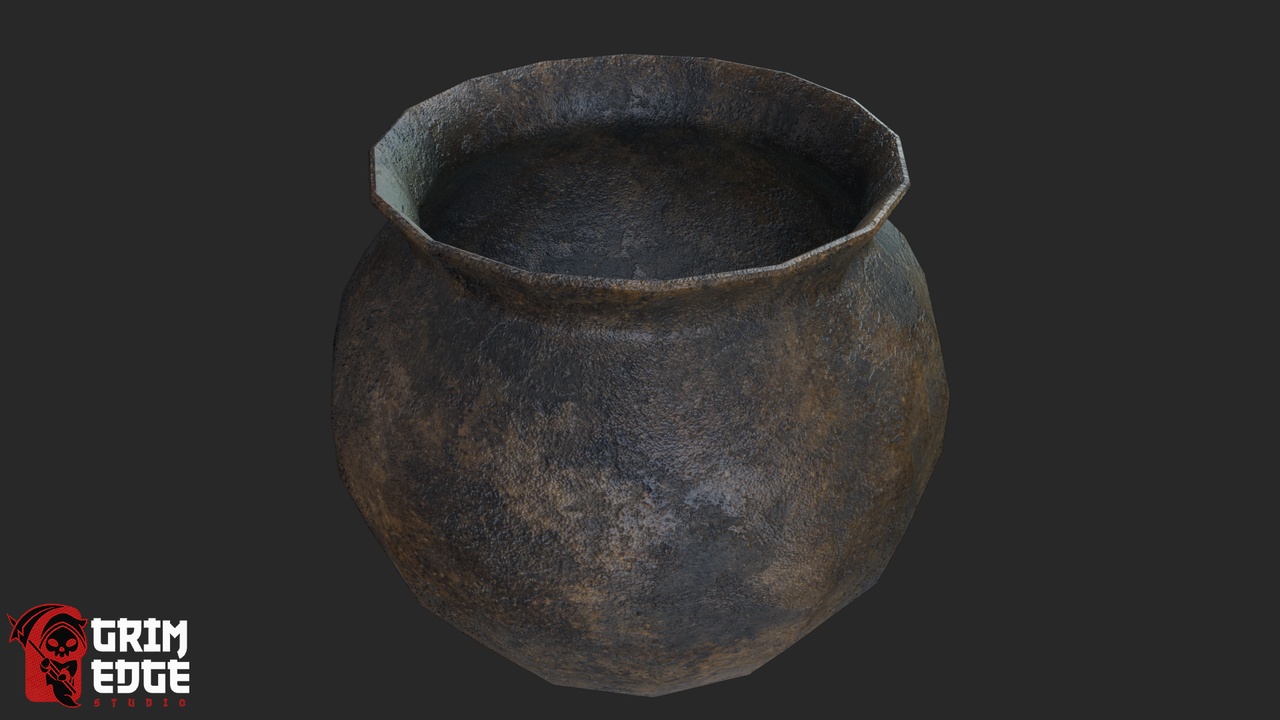 Media 1 for listing Medieval Food Stall Pot 02