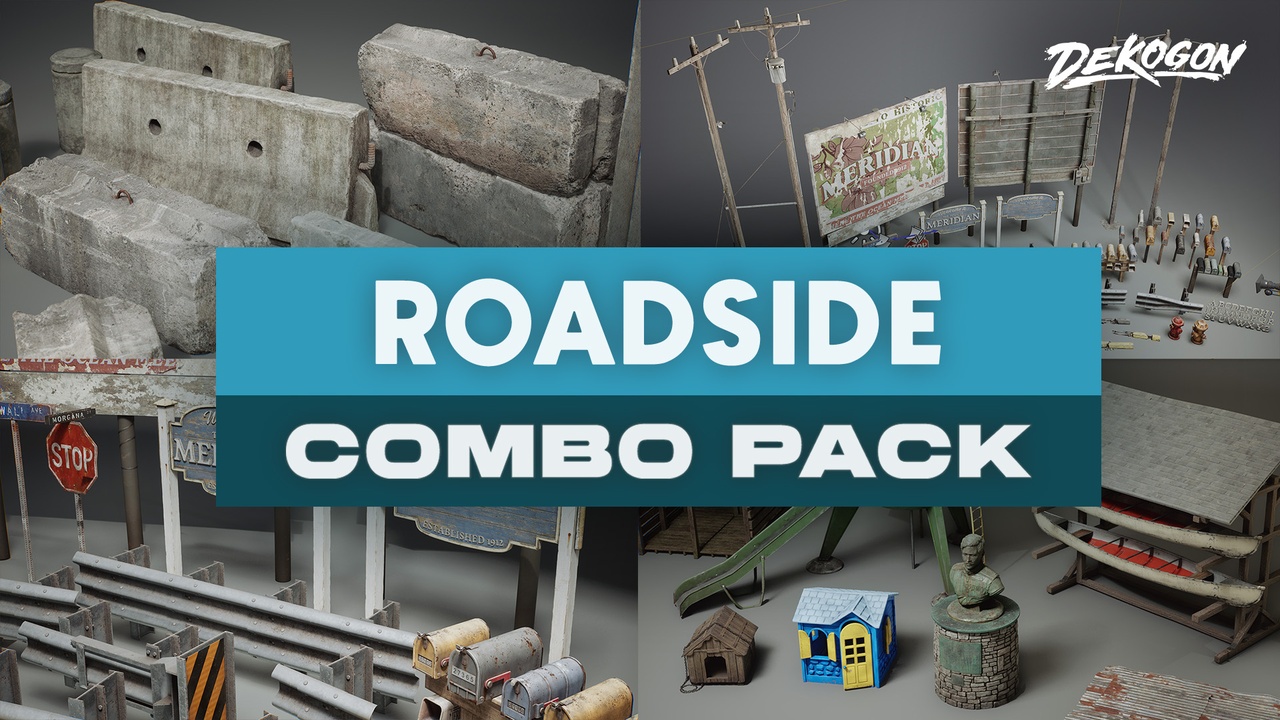 Media 1 for listing Roadside COMBO PROP PACK (VOL 1-3)