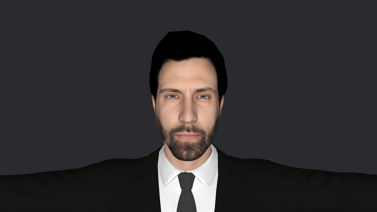 Media 1 for listing Olivier Raynal Hyper Realistic Full Body Fully Rigged 3D Character