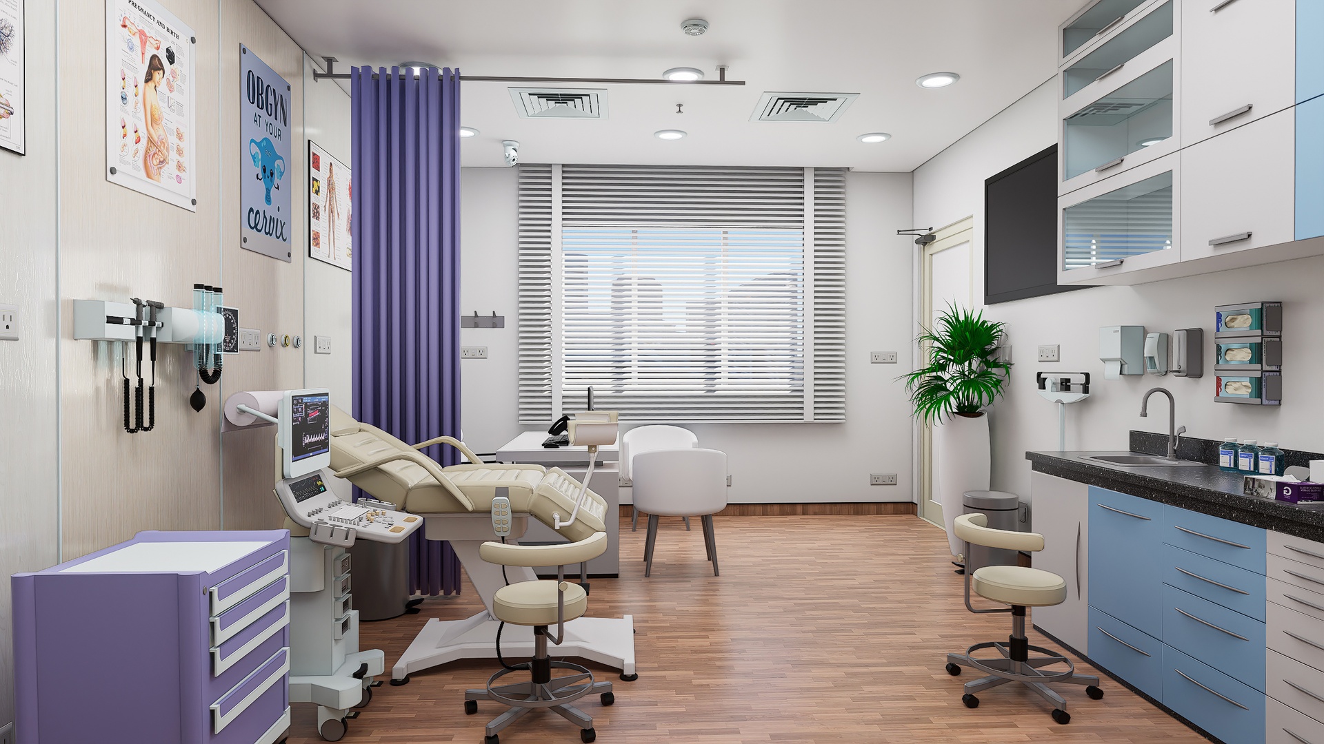 Media 1 for listing Gynecology Clinic Scene-Hospital Interior