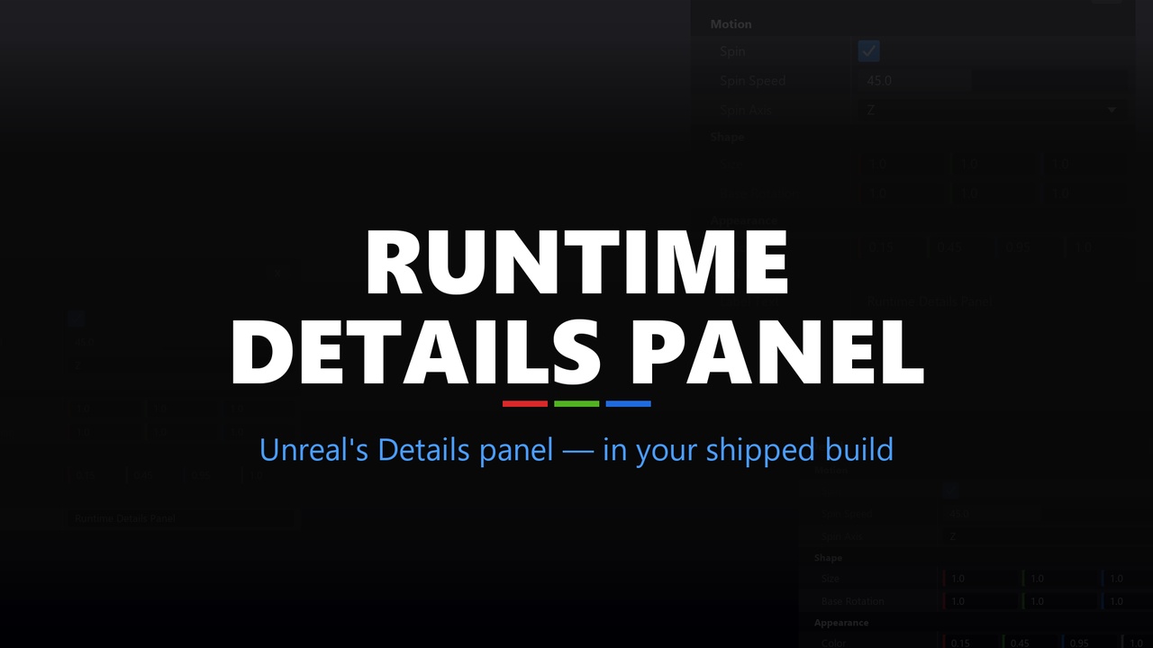 Media 1 for listing Runtime Details Panel
