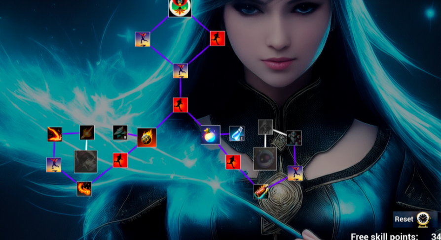 Simple Skills Tree | Fab