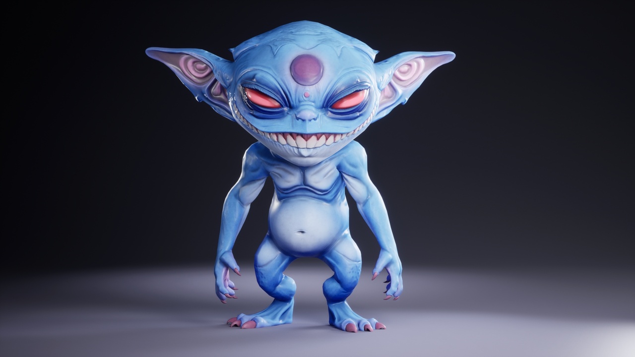 Media 1 for listing Stylized Goblin