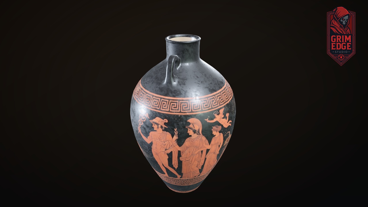 Media 1 for listing Medieval Pottery Amphora Jar