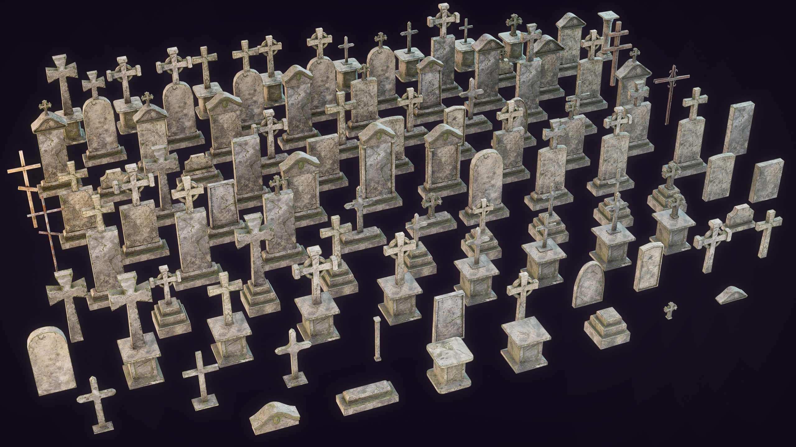 Media 1 for listing Cemetery Modular Tombstones with Epitaph System