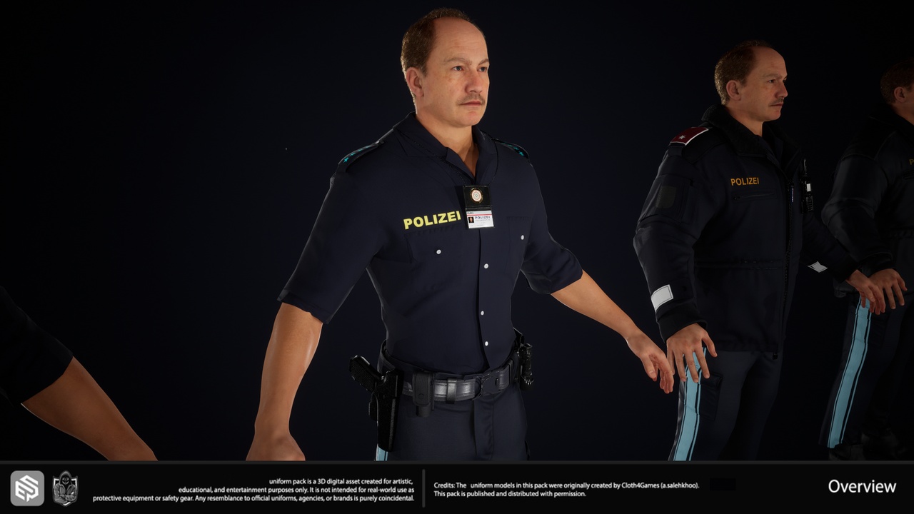 Media 1 for listing European Police Department Pack (AAA Quality)