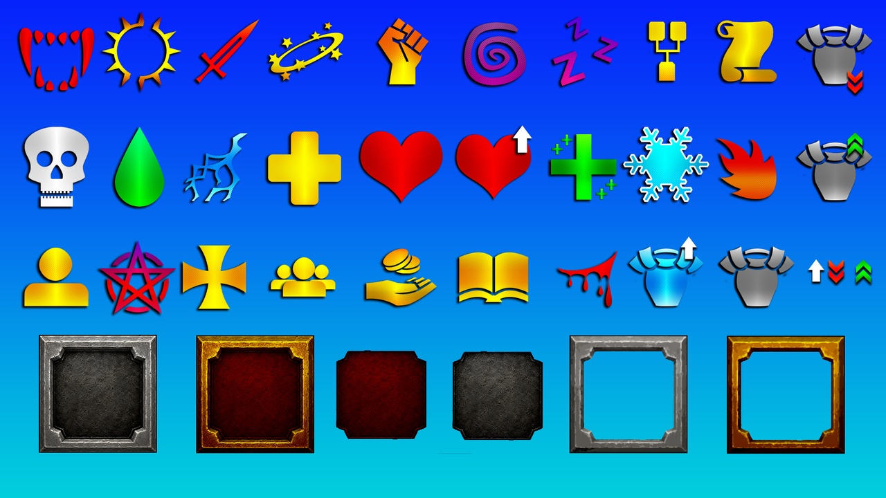 Media 1 for listing Old School Adventure Status Icons