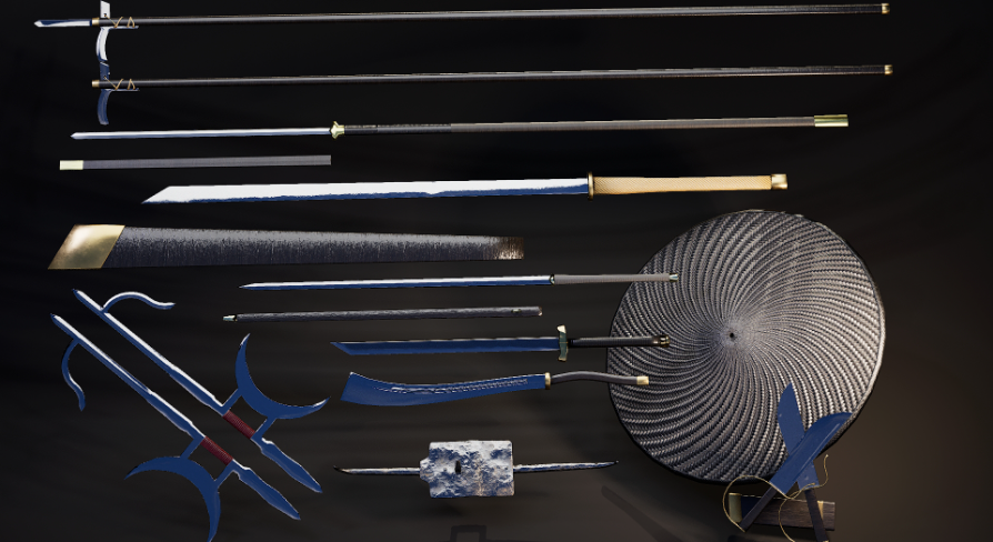 Asia Weapons Chinese Weapon Pack | Fab