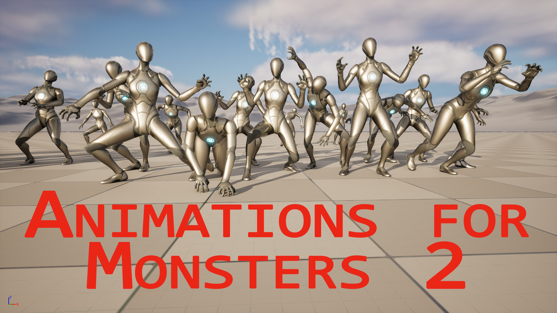 Animations for Monsters 2 | Fab
