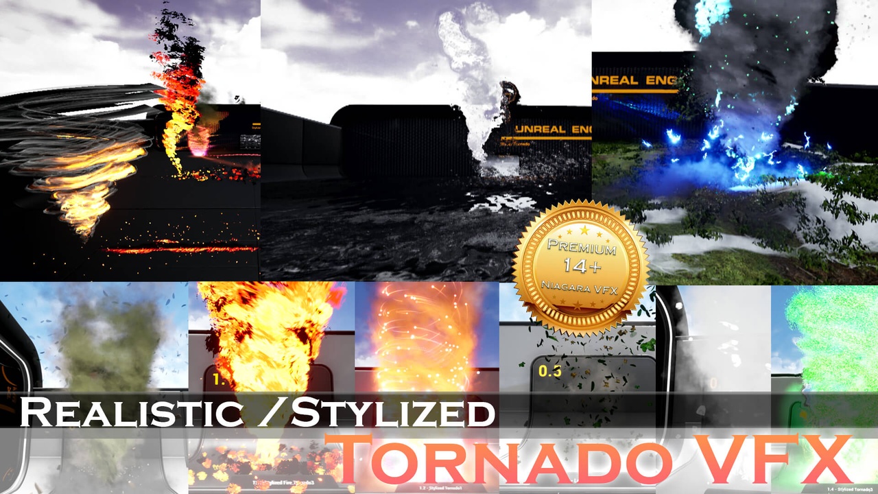 Media 1 for listing Niagara Tornado VFX