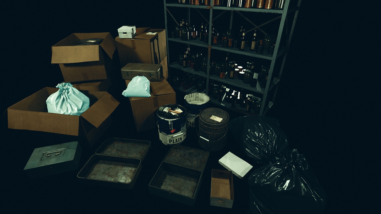 Media 1 for listing Basement Props and Cardboard Boxes Pack
