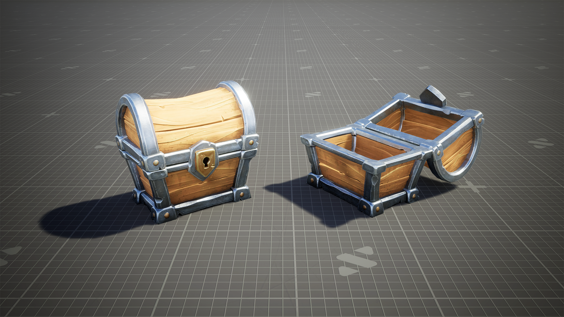 Stylized Chest | Fab