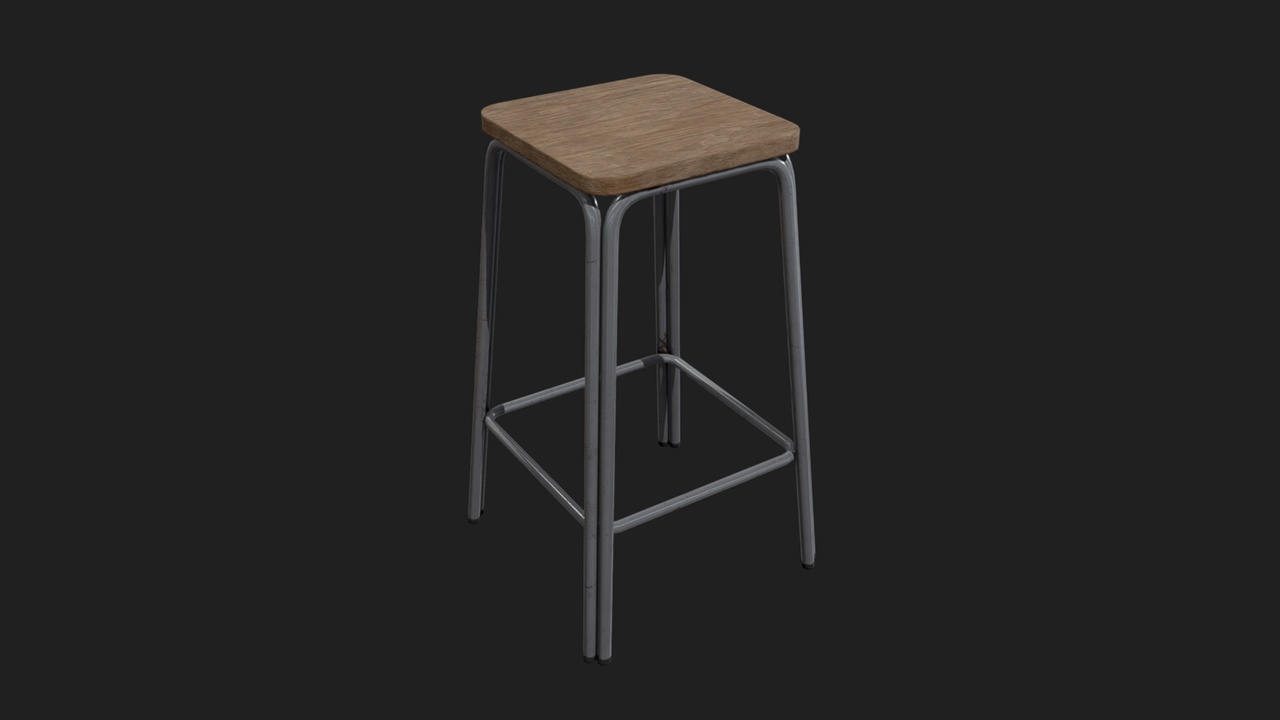 Media 1 for listing Industrial Bar Stool