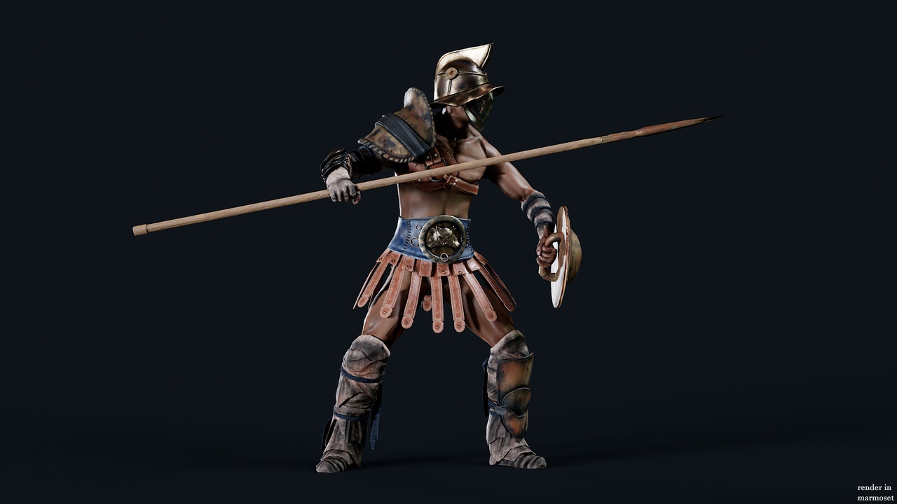 Media 1 for listing GLADIATOR RETIARIUS BARCA