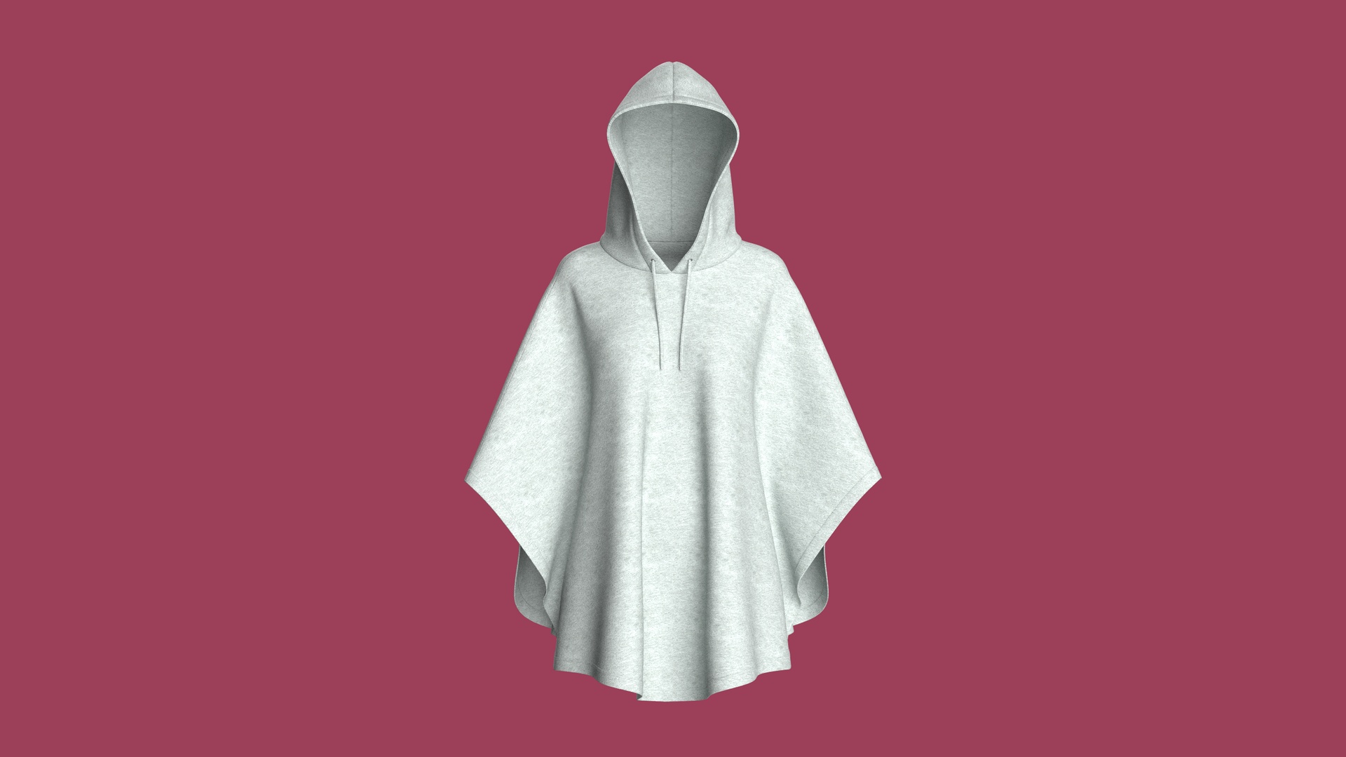 Media 1 for listing Girls Hooded Poncho | High Poly