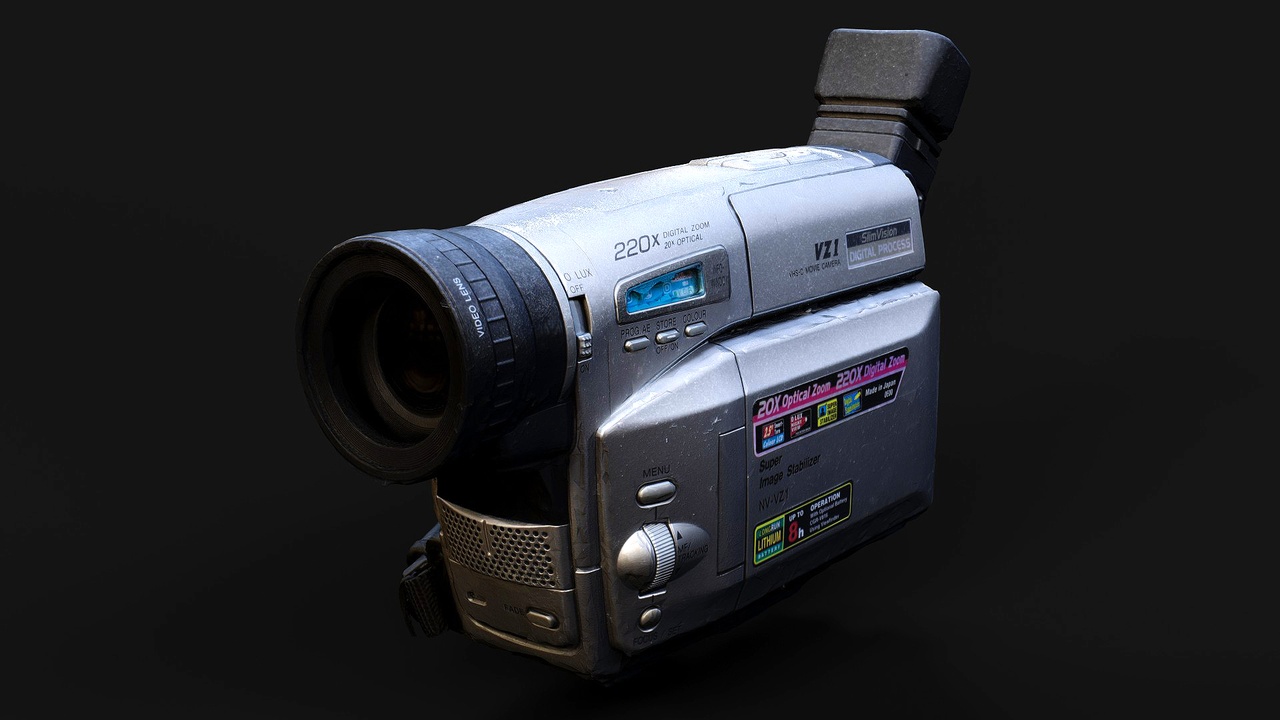 Media 1 for listing VHS camera recorder 2000y model PBR photogrammetry