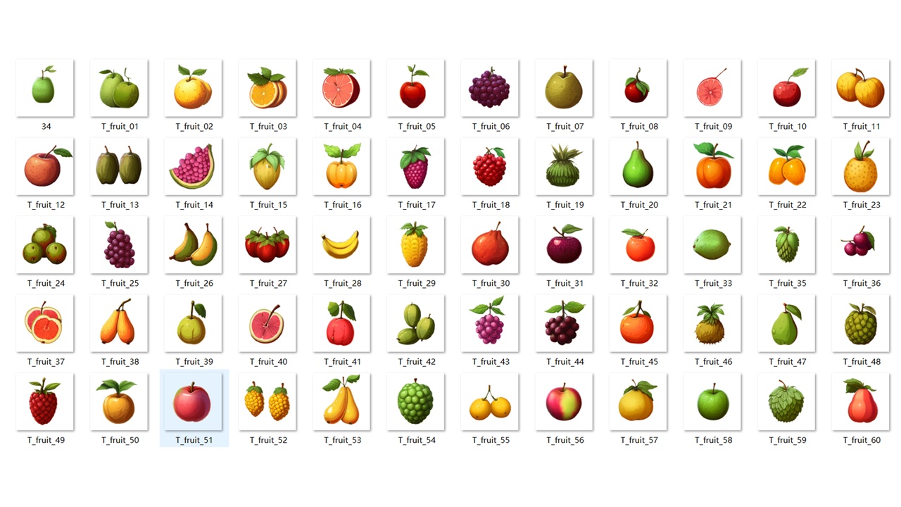 Media 1 for listing Cartoon Fruit 1