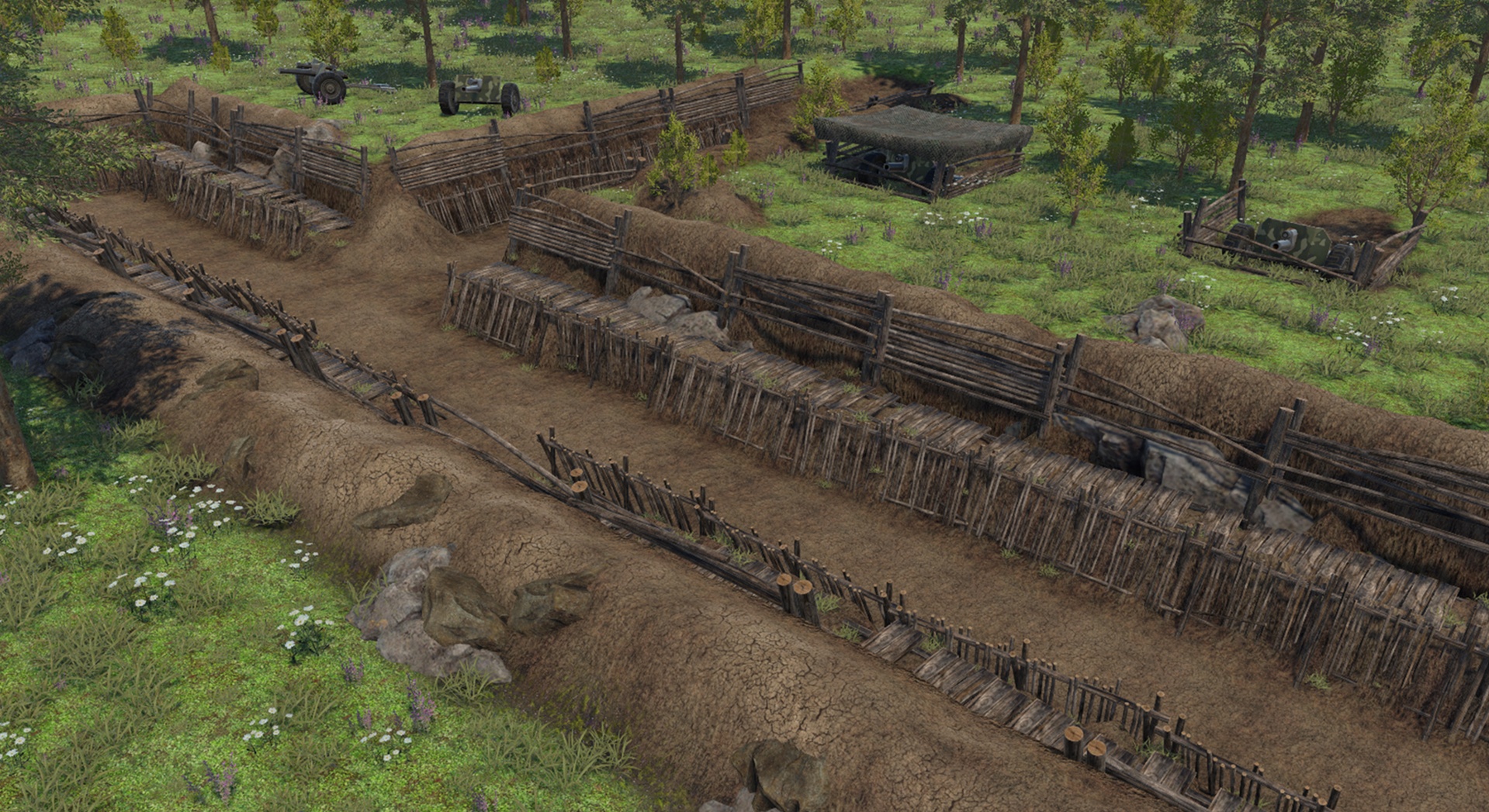 Media 1 for listing 3D World War II Trenches Set
